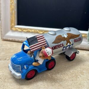 Truck Big Rig Bear Collection "America Let's Roll" Hamilton Collection